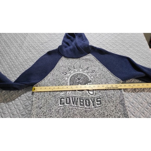 Dallas Cowboys NFL Men's  Hoodie Pullover Raglan Long Sleeve  Size M - Picture 6 of 8